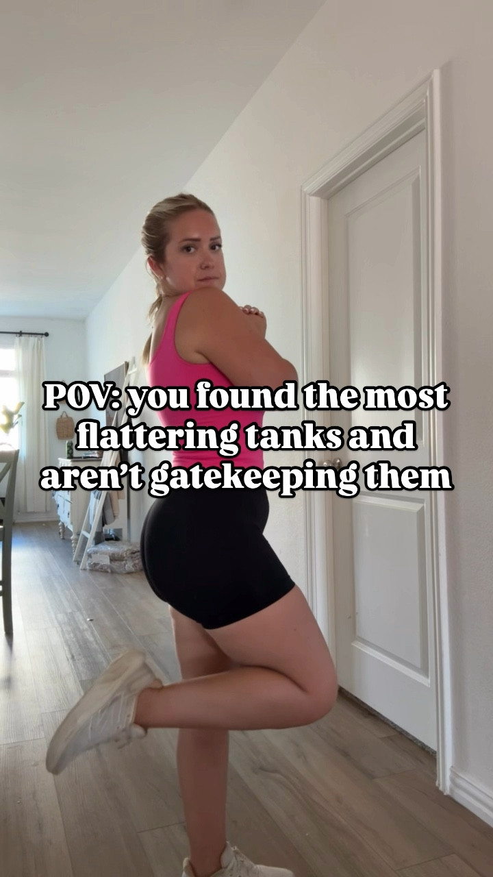 Yall these are my absolute favorite tanks!! 

5’2” | 150lbs | wearing a medium tank and large shorts 

#LTKMidsize #LTKActive #LTKFindsUnder50