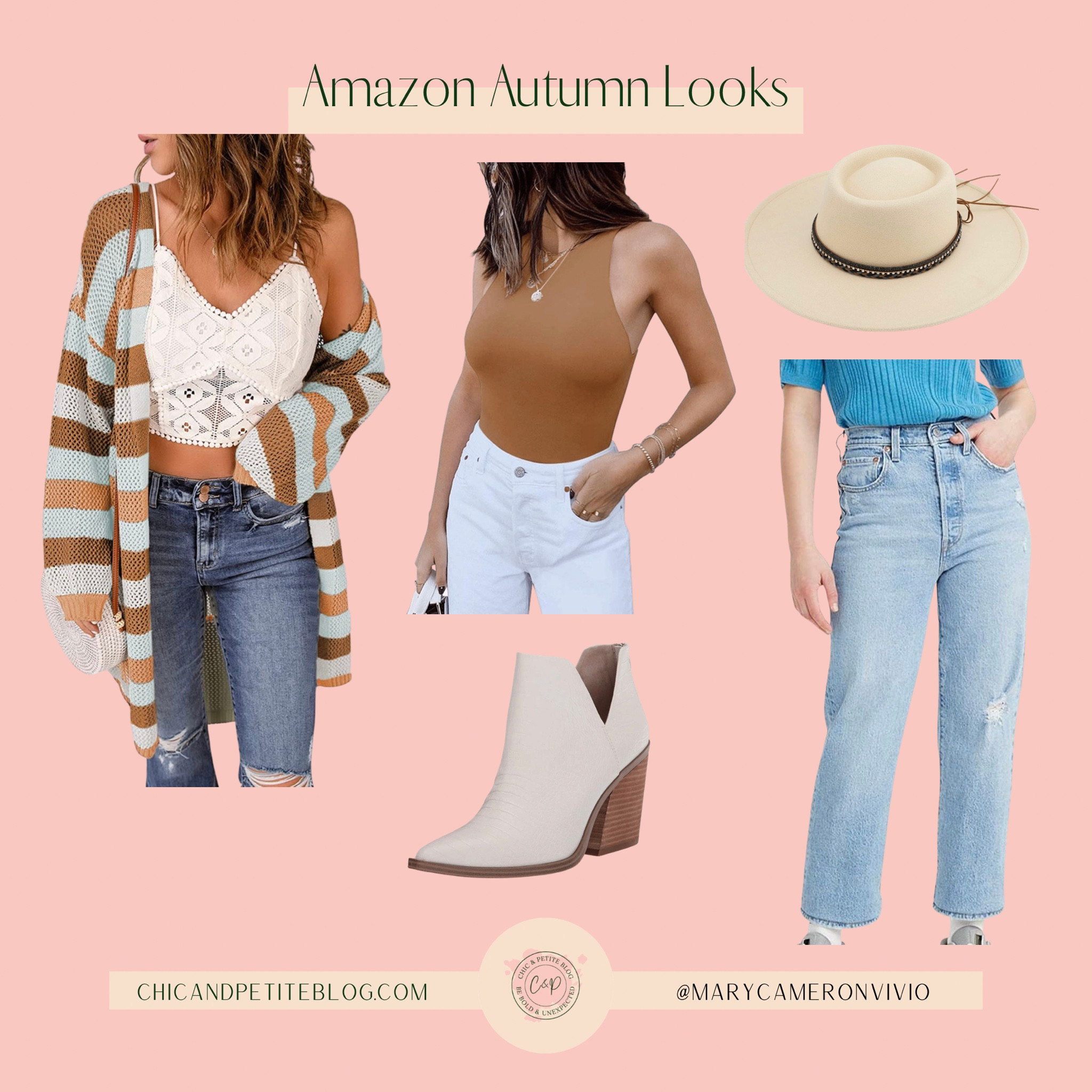 Amazon Autumn Look, Fall Fashion, White Booties, Western Fashion

#LTKunder50 #LTKSeasonal #LTKunder100
