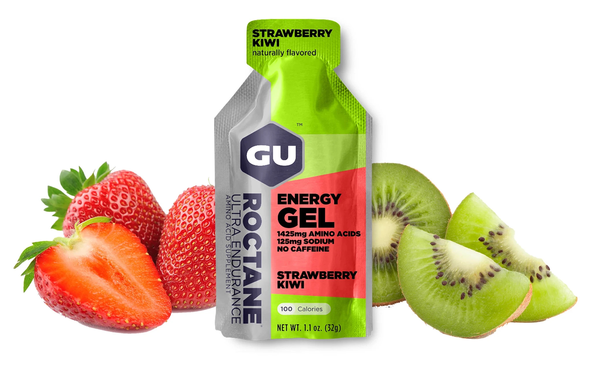 GU Roctane Energy Gel 24 Pack - Strawberry Kiwi | Nutrition - Road Runner Sports | Road Runner Sports