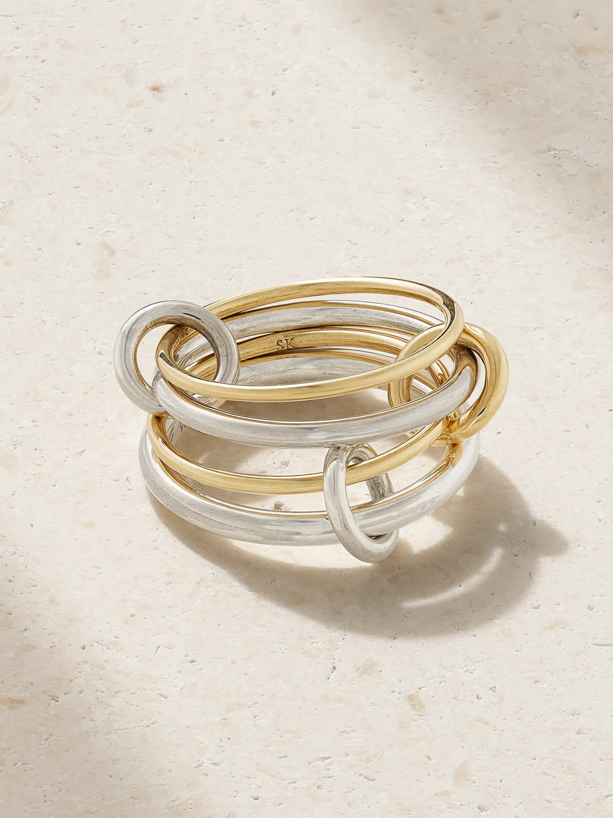 Spinelli Kilcollin - Pisces 18-karat Gold And Sterling Silver Ring - 5 | NET-A-PORTER (US)