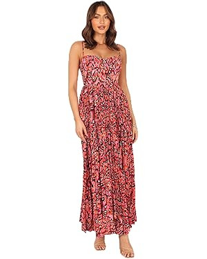 Petal & Pup Women's Achanti Pleated Maxi Dress | Amazon (US)