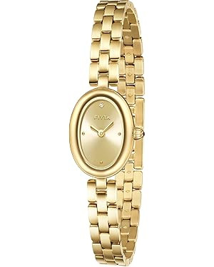 Golden Bean Series Women's Watch, Oval Case, Adjustable Stainless Steel Bracelet, Wrapped by Styl... | Amazon (US)