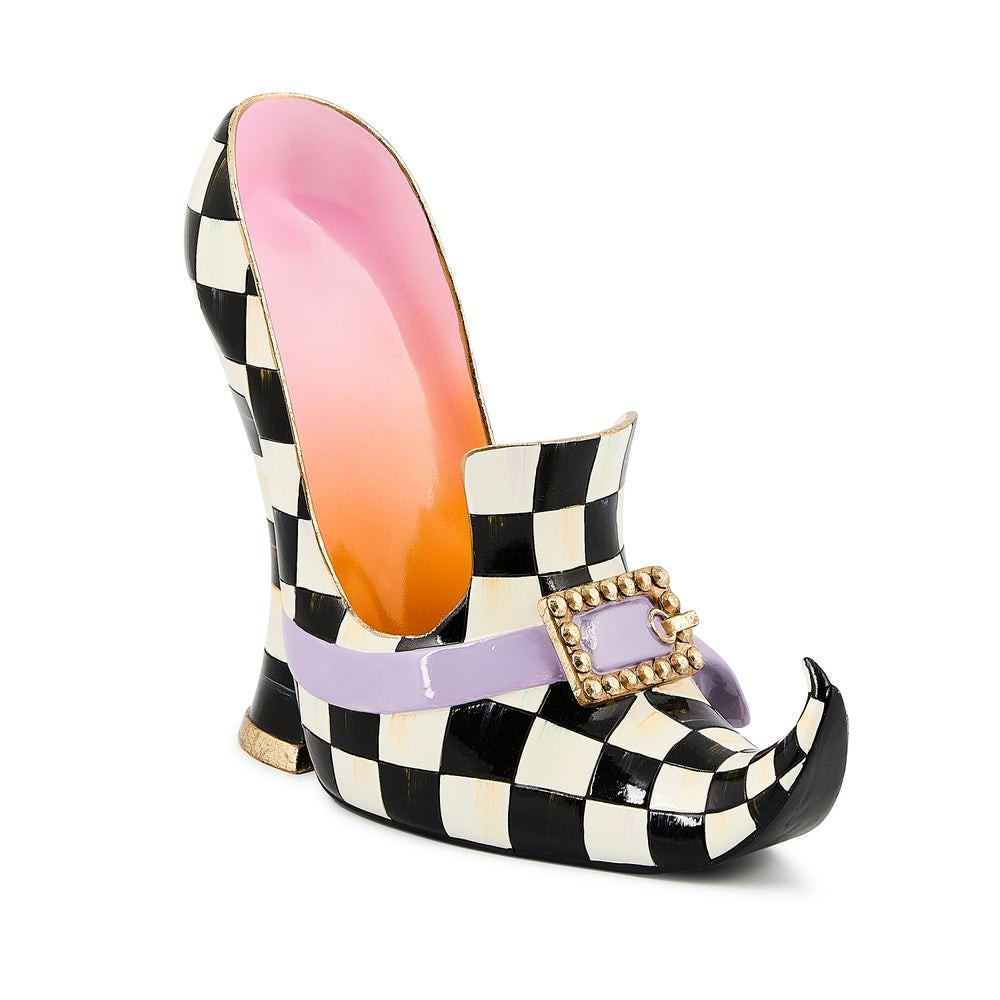 Trick or Treat Witch's Shoe Figurine | MacKenzie-Childs