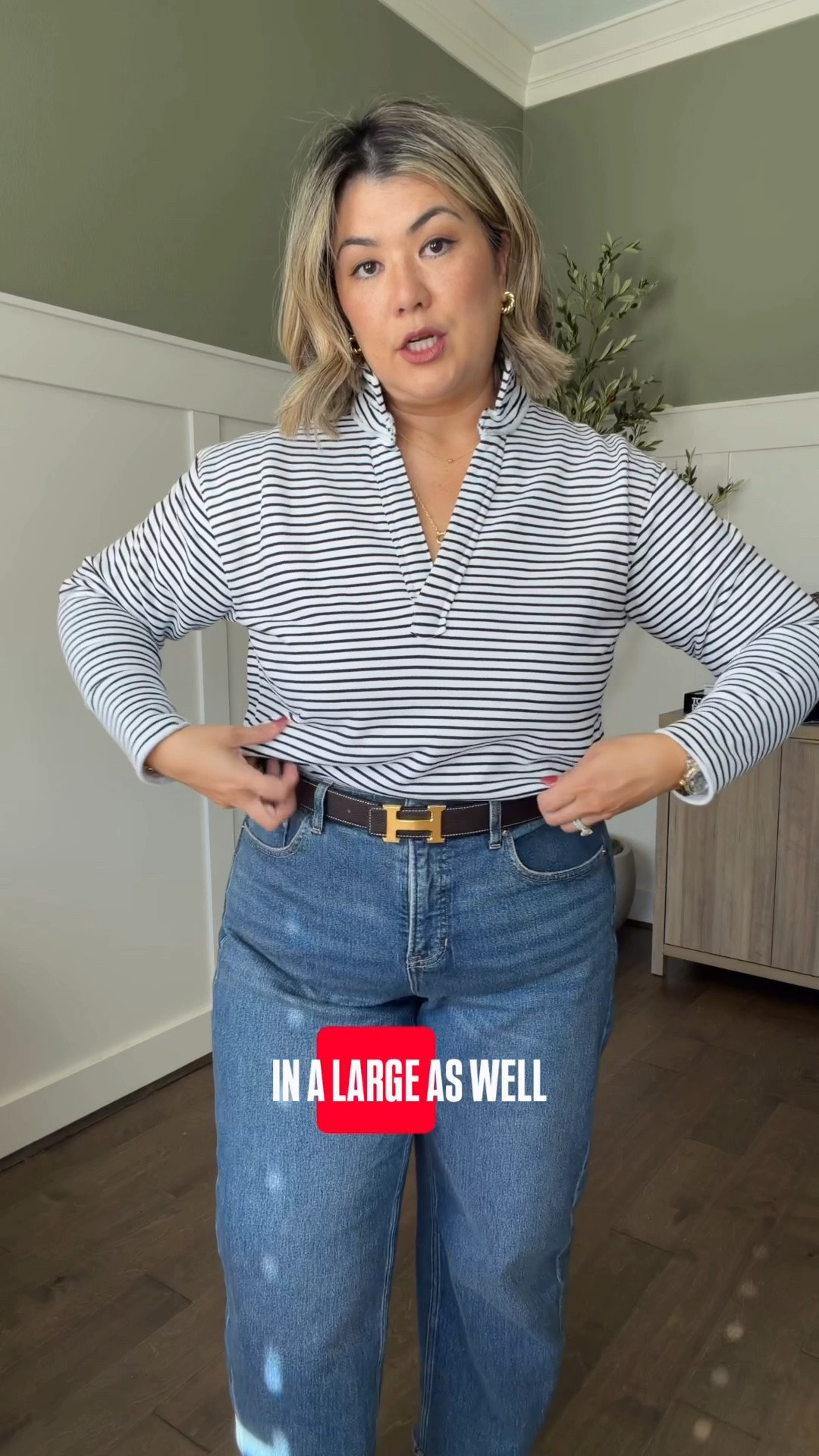 I wear a large in all of the organic cotton Terry sweatshirts from @Quince . They are incredibly comfortable and I reach for them all the time. They wash great as well. I always wash on delicate, cold water and hang dry. No shrinkage at all!

#LTKOver40 #LTKMidsize #LTKActive