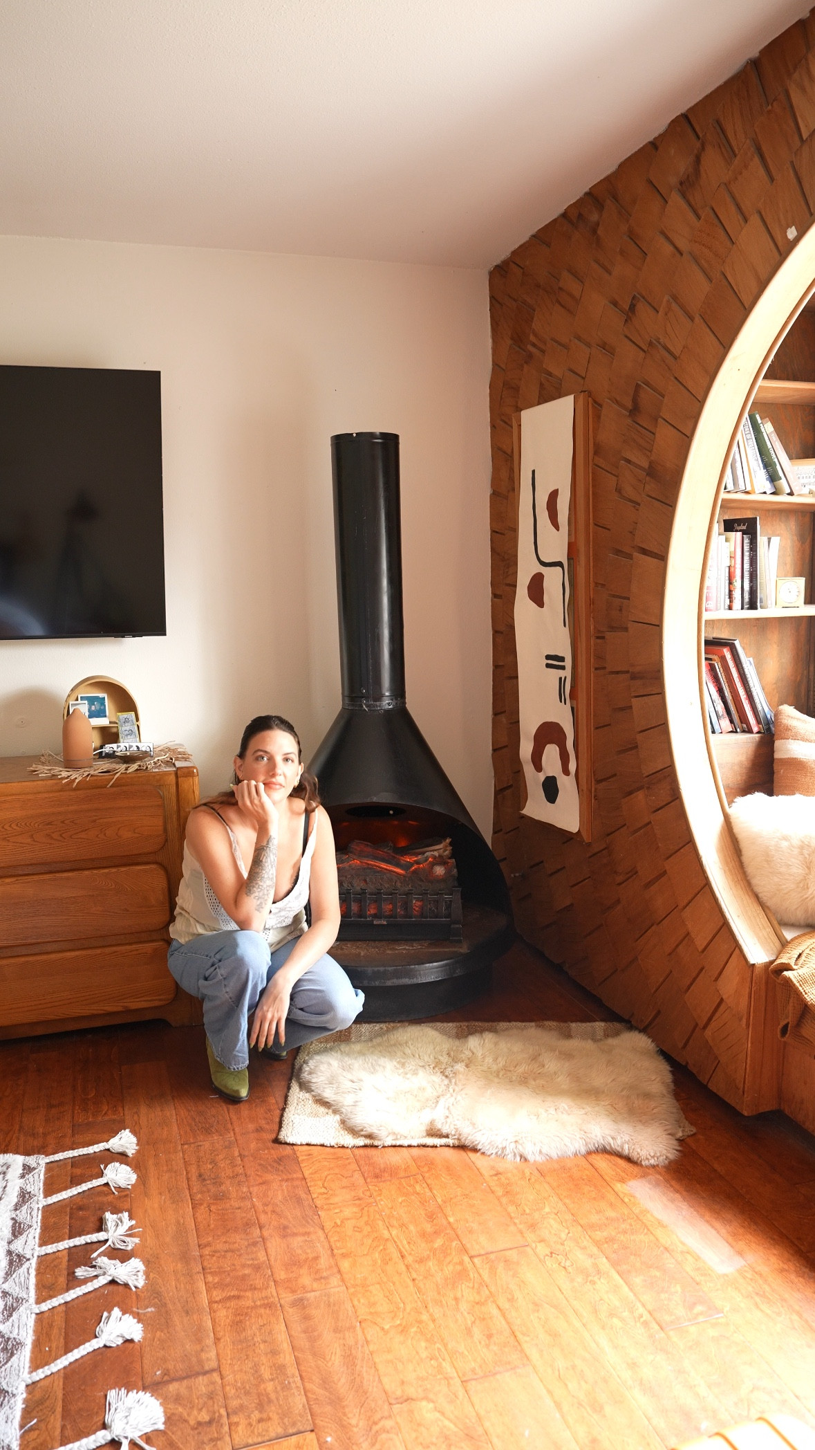 Found this vintage McM fireplace at an antique store but I linked some really cool similar ones! 

#LTKHome #LTKSeasonal #LTKMidsize
