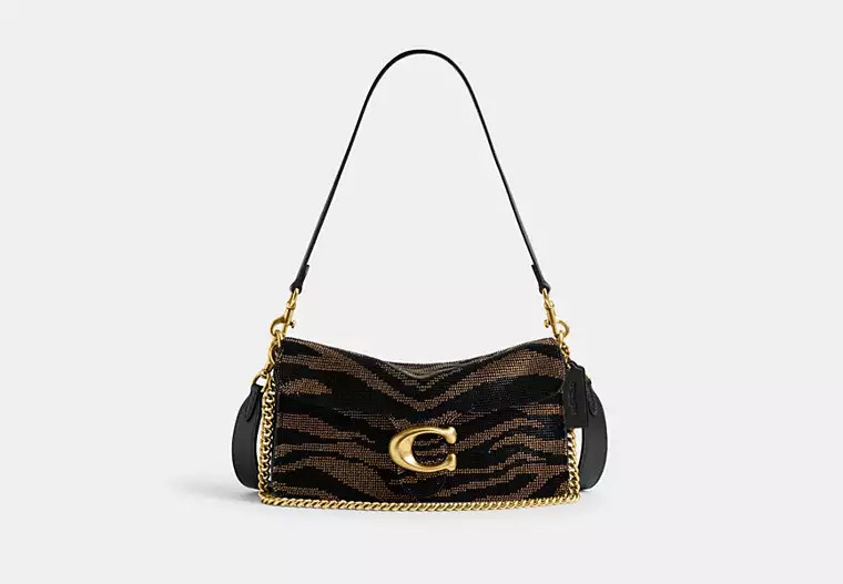 Tabby Shoulder Bag 26 With Beaded Tiger | Coach (US)