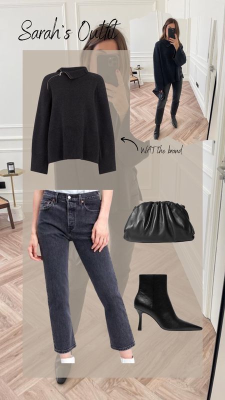 All black chic outfit 🖤
Sarah wearing WAT the brand shoulder zip dark grey knit 🍂

#LTKstyletip #LTKSeasonal #LTKeurope