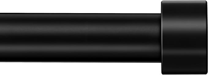 Rustic Curtain Rod, 1 Inch Curtain Rods for Windows 168 to 240 Inches, Blackout Wrap Around Curta... | Amazon (US)