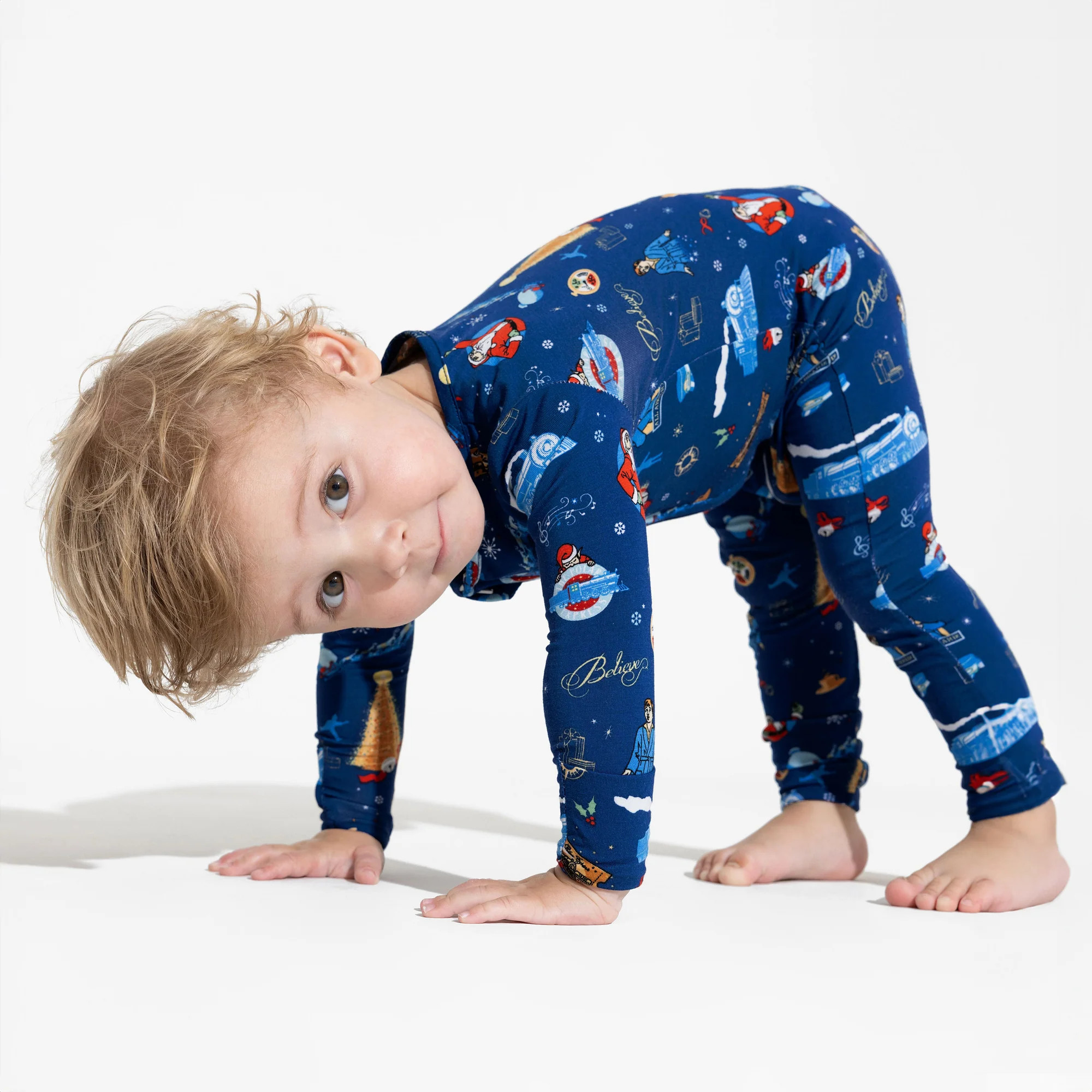 The Polar Express™ Bamboo Convertible Footie | Bellabu Bear
