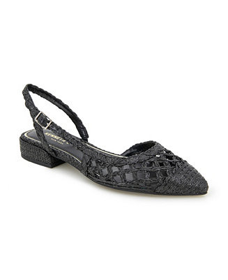 Kenneth Cole New York Women's Cayla Crochet Block Heel Slingback Pumps - Macy's | Macy's