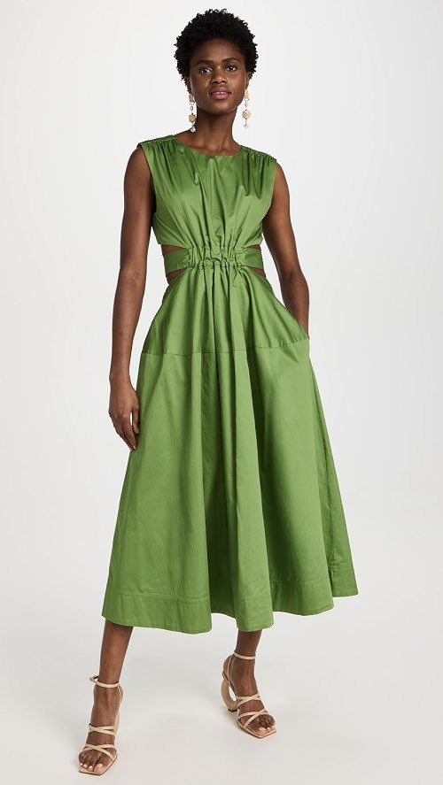 Zorina Tie Midi Dress | Shopbop