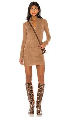 Lovers + Friends Anthea Sweater Dress in Camel from Revolve.com | Revolve Clothing (Global)