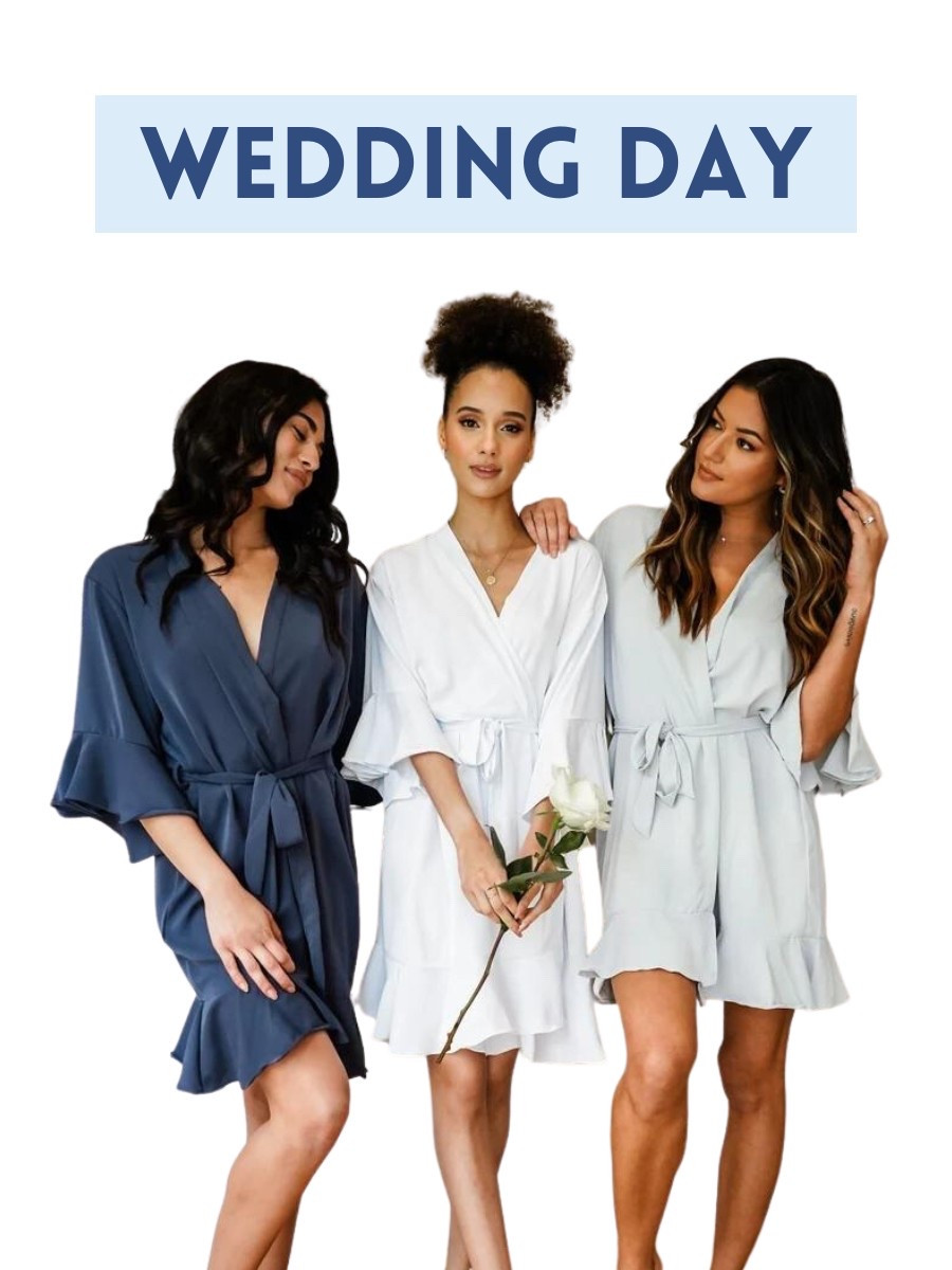 Getting ready wedding day robes. Bridesmaid robes.

#LTKgrwm #LTKWedding #LTKSeasonal