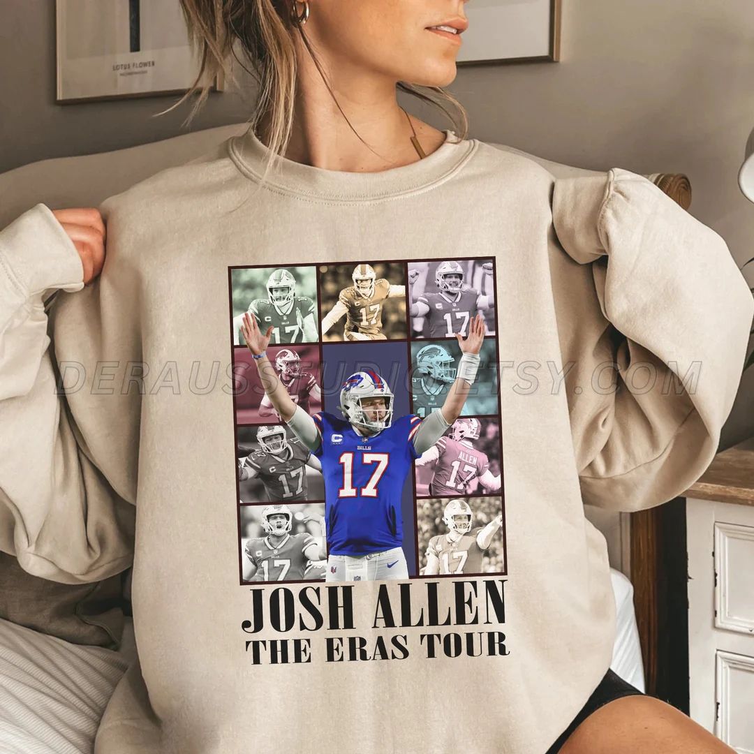 Josh Allen the Eras Tour Shirt Josh Allen Josh Allen Shirt - Etsy | Etsy (US)