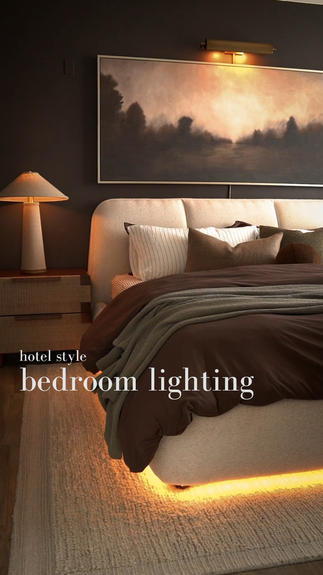 Smart lighting in the bedroom is such a game changer! Super moody cozy and perfect for fall  

#LTKMens #LTKSeasonal #LTKHome