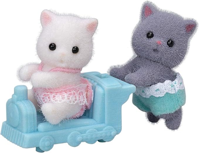 Calico Critters Persian Cat Twins, Dolls, Dollhouse Figures, Collectible Toys; Figure & Accessory... | Amazon (US)