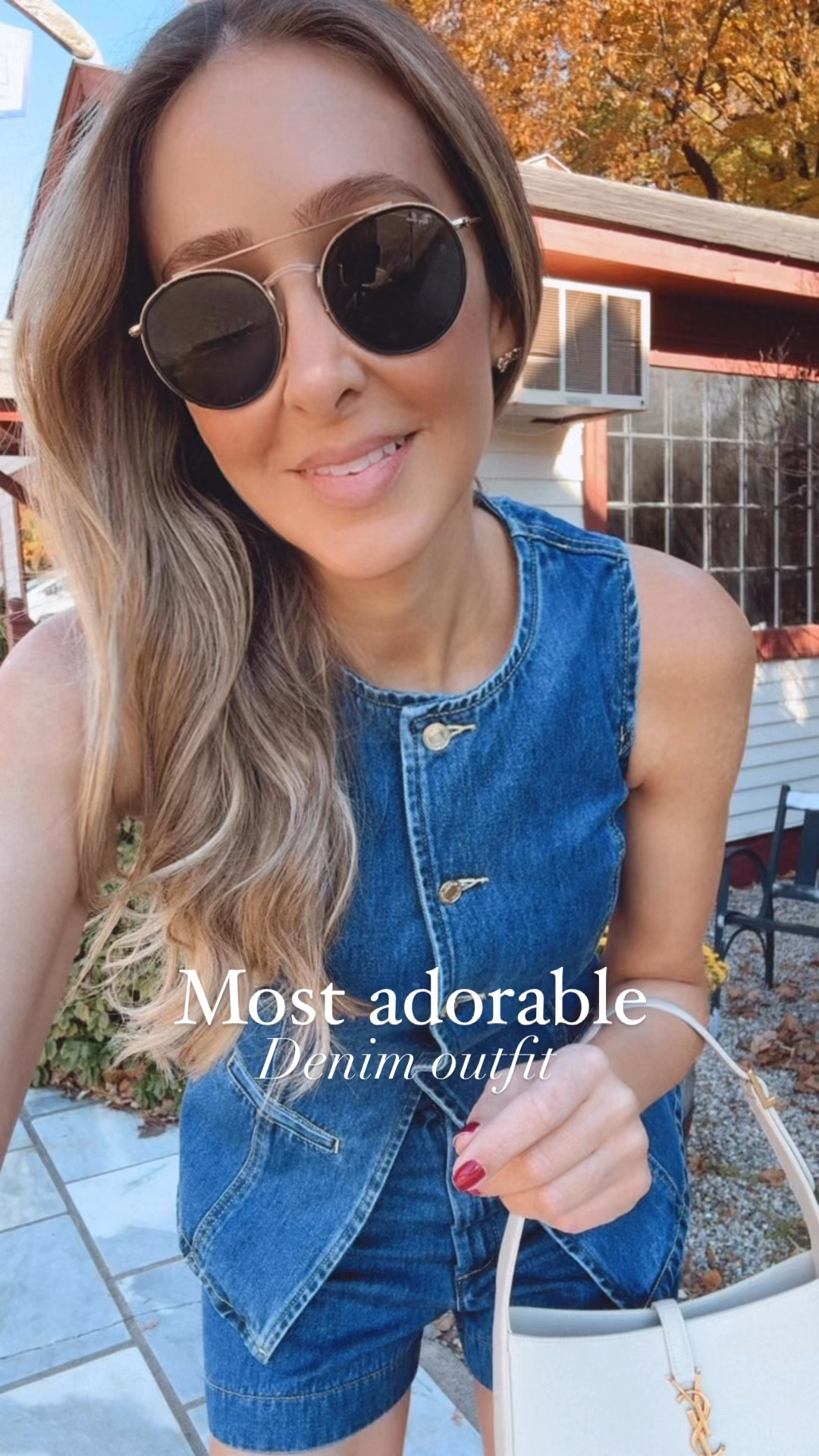 Adorable denim vest and shorts 
The vest runs small, so order 1 size up 
I am wearing a size small and it’s very tight . I will be exchanging for a size medium 
I am obsessed with my new boots. The burgundy.color is gorgeous! It’s comfortable and they run tts 


#LTKStyleTip #LTKTravel #LTKOver40