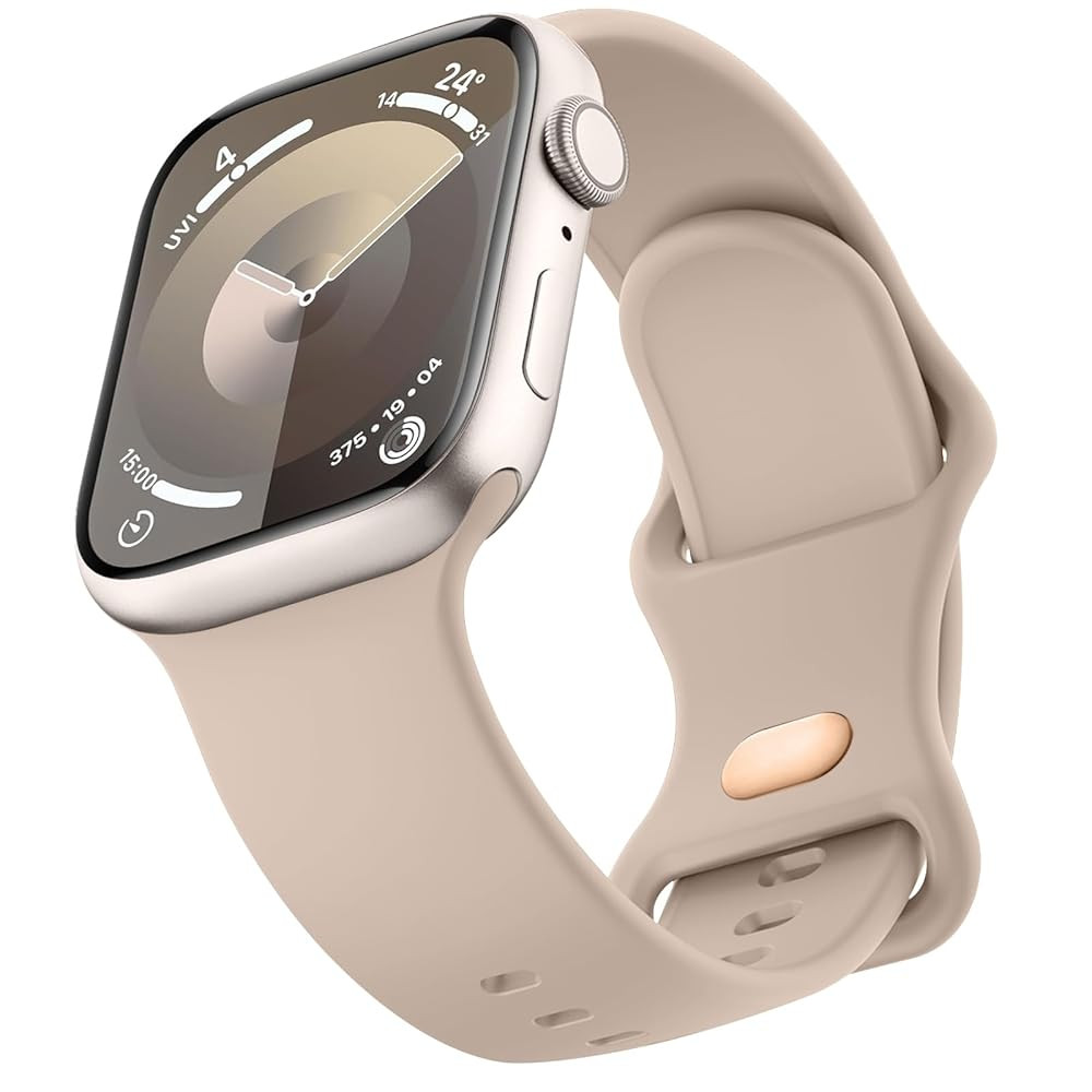 Sport Bands Compatible with Apple Watch Band 42mm 41mm 45mm 49mm 40mm 44mm 38mm 42mm 46mm, Silico... | Amazon (US)