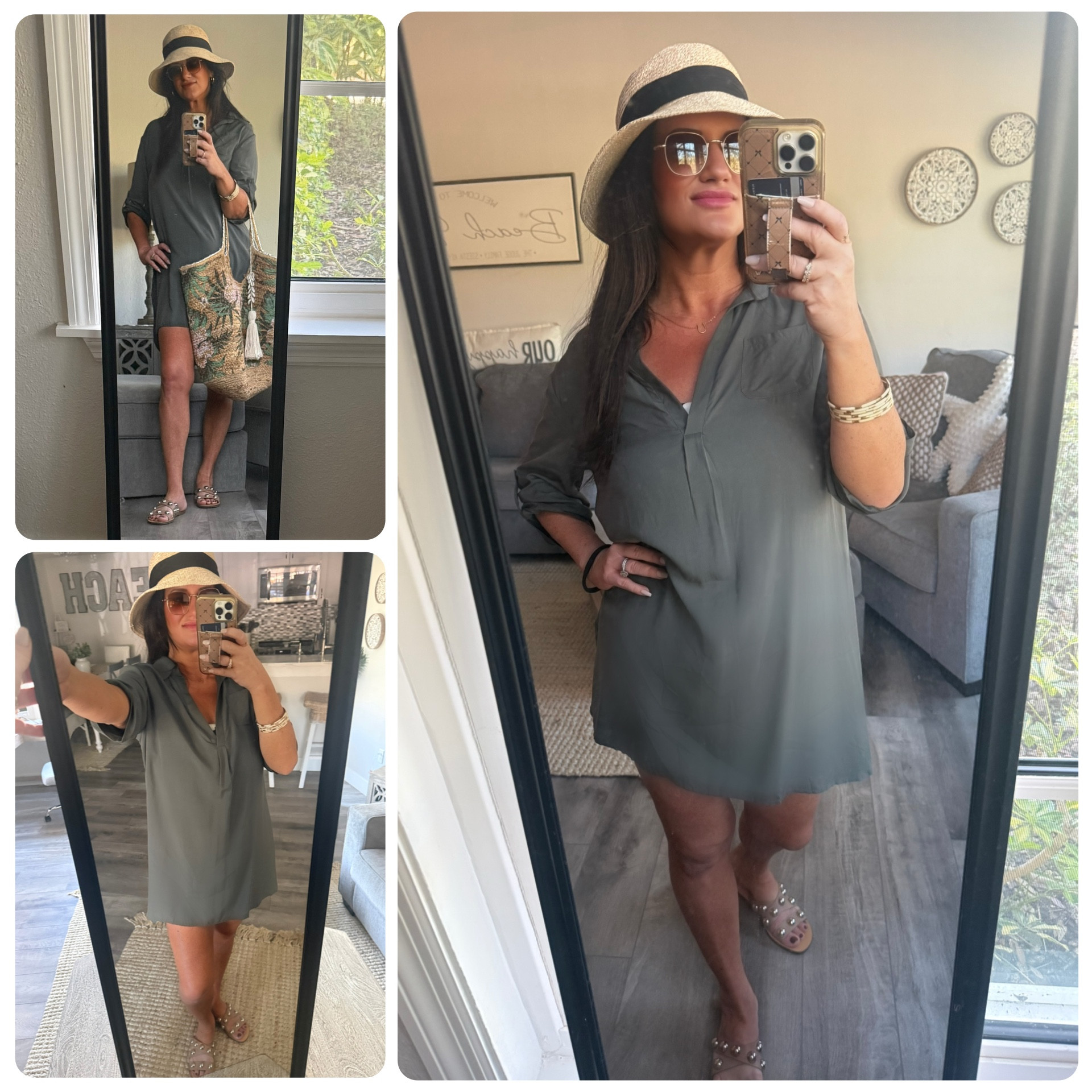 I have this cover up in so many different styles. It’s been my go to cover up for years! Also, this beach hat. THE BEST! Have it in 2 different colors as well! I’m in a Medium in the cover up and it’s roomy❤️

#LTKBeauty #LTKOver40 #LTKootd
