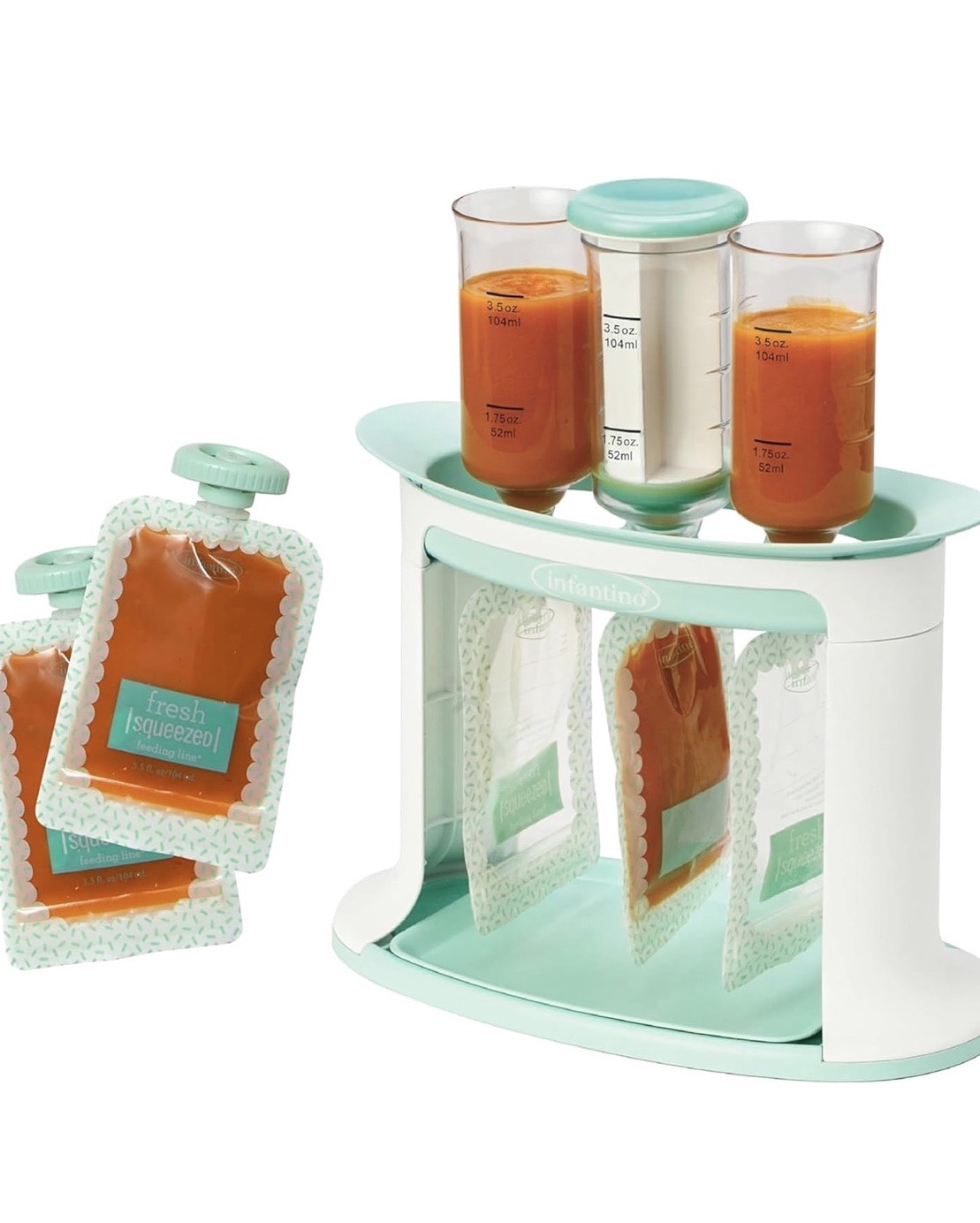 Make your own baby food pouches. Always know what’s inside. Freezer friendly. 
Comes with reusable pouches or you can get a lot of one time use pouches as well.

#LTKdayinmylife #LTKBaby #LTKfoodie