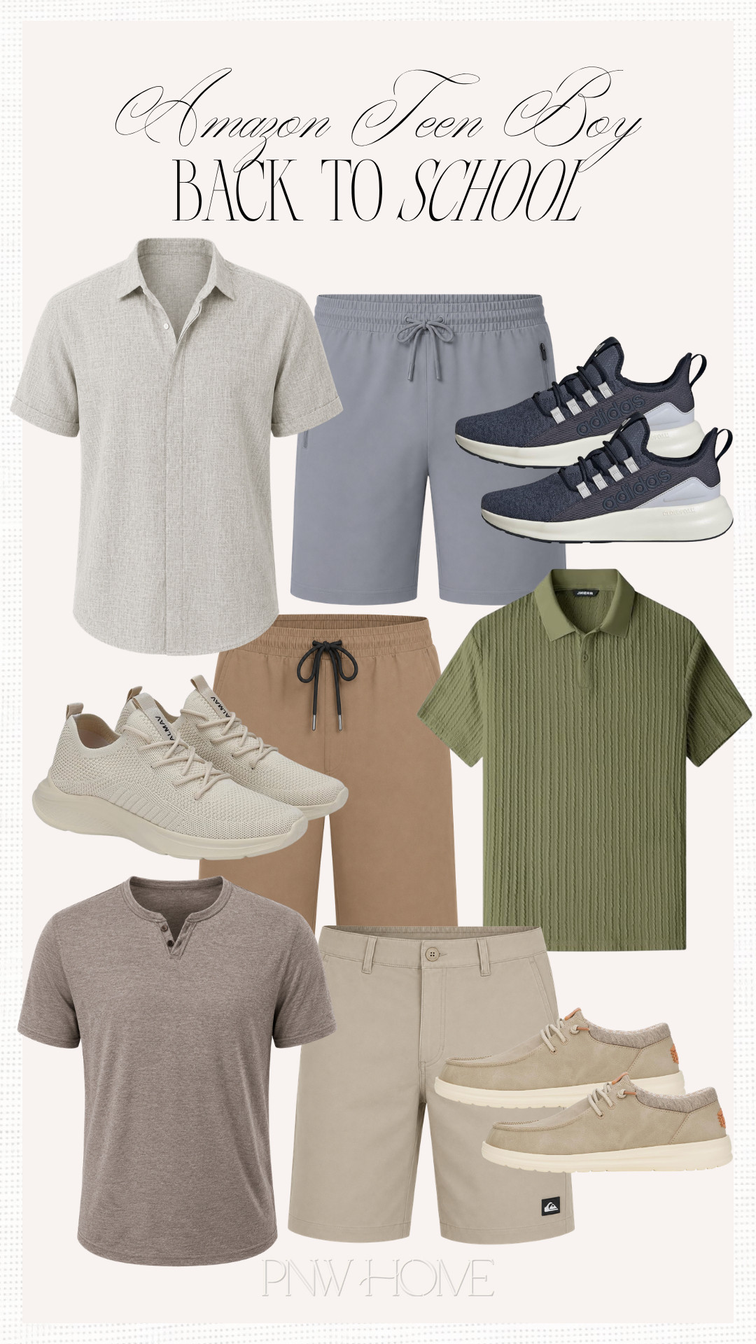 Amazon finds that are perfect for the back to school teen boy!

men's shorts, men's shirt, back to school clothes, back to school looks, boys clothes, button down shirt, gray shorts, khaki shorts, men's sneakers, mens shoes, mens tennis shoes, men's clothes, men's looks, mens running shoes 

 