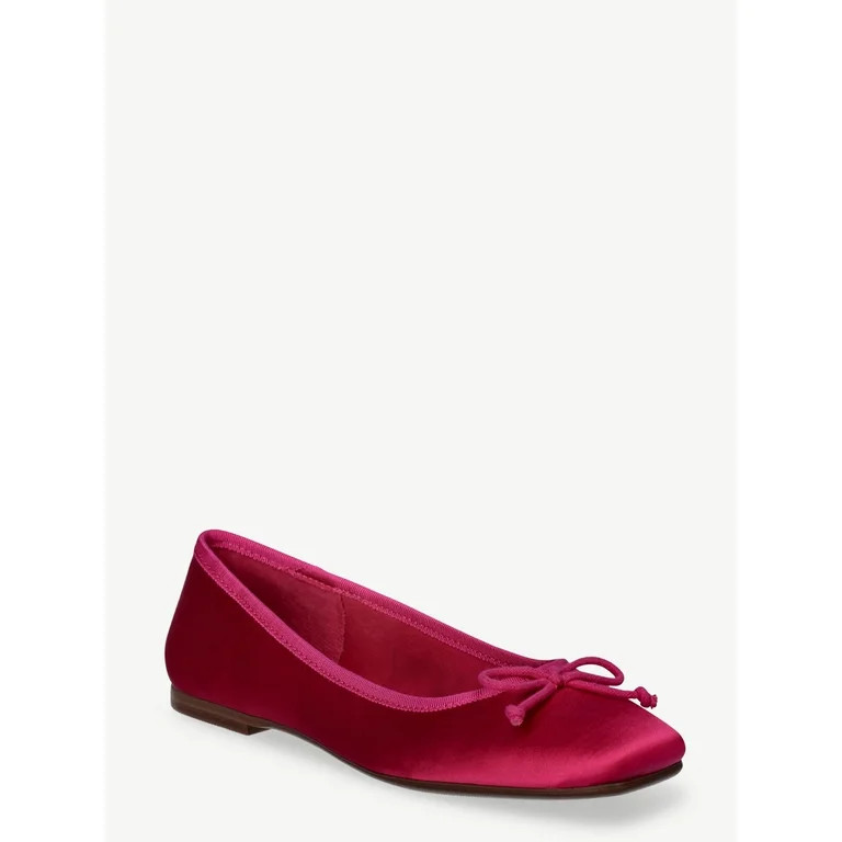 Scoop Women's Square Toe Ballet Flats | Walmart (US)