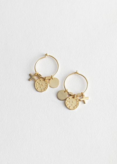 Multi Pendant Mini Hoop Earrings | & Other Stories (EU + UK)