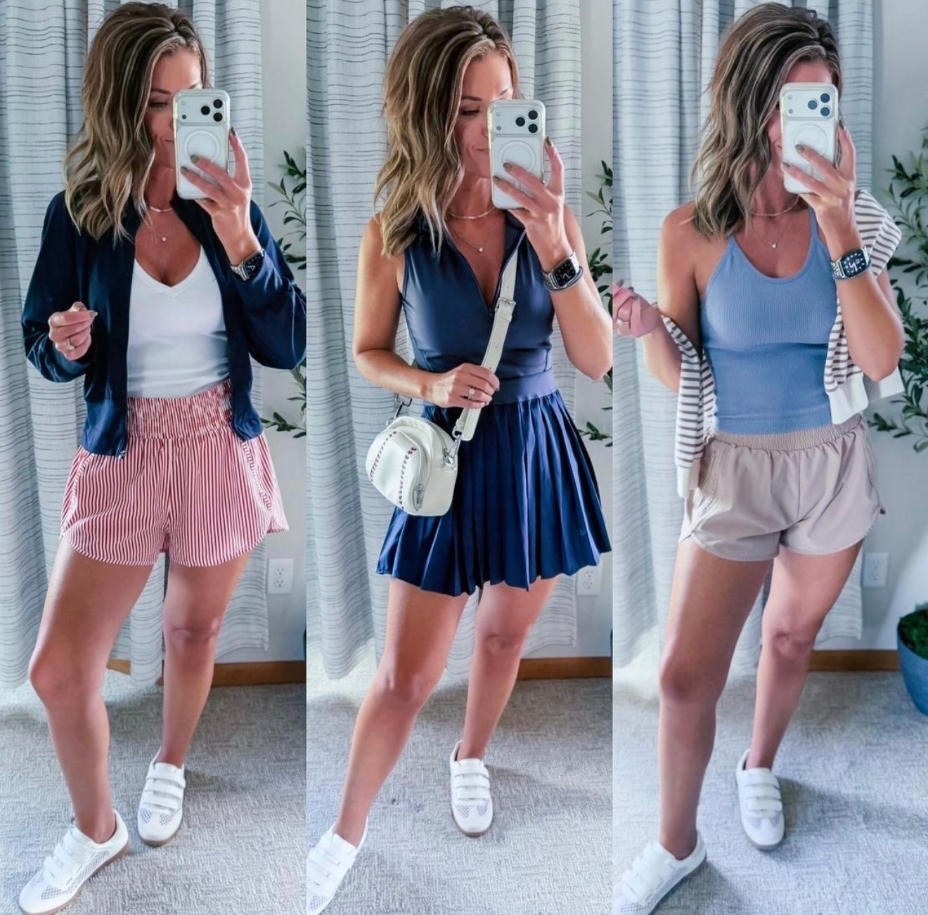 🚨 Red striped shorts finally restocked!!

New and old Amazon finds that I ❤️ and wear on repeat. 
Jacket/ medium
Res striped shorts / large (would prefer medium)
Tanks/ medium
Dress/ medium

#LTKActive #LTKmomlife #LTKootd