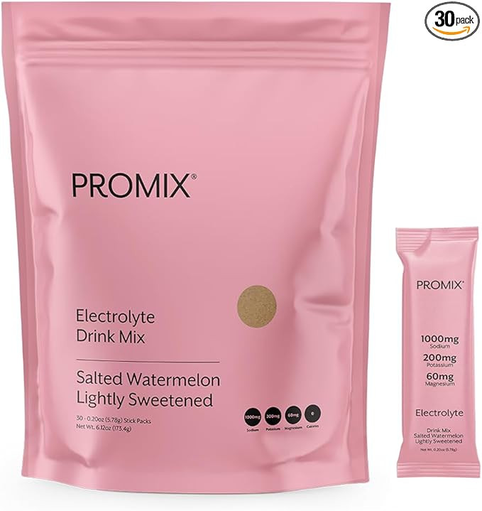 ProMix Nutrition Electrolytes Powder Hydration Packets - Himalayan Pink Salt, Magnesium, Potassiu... | Amazon (US)
