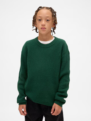 Kids CashSoft Relaxed Crewneck Sweater | Gap (US)