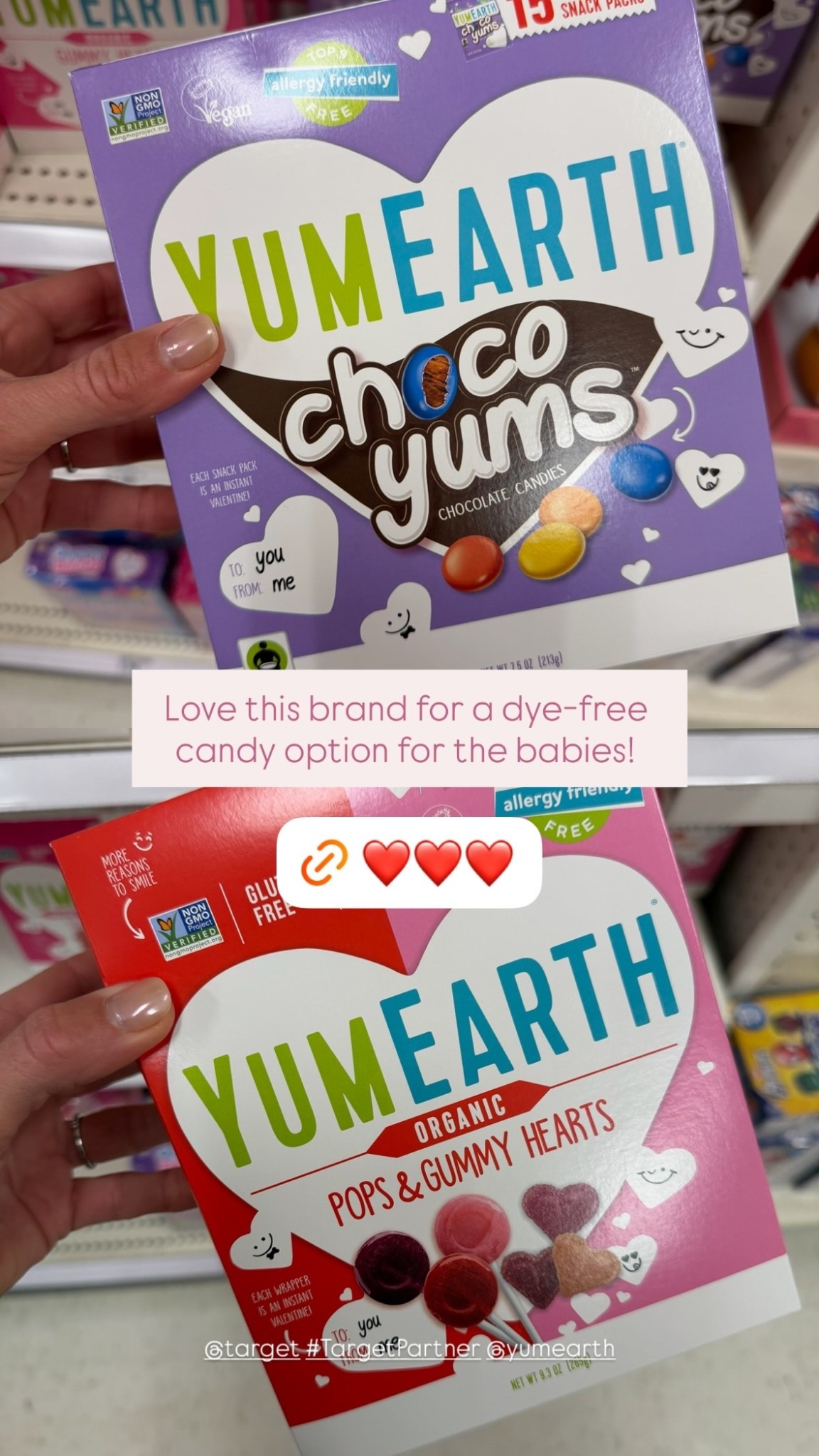 Love this brand for a dye-free Valentine’s Day candy option for the babies! @target #TargetPartner @yumearth

#LTKSeasonal #LTKValentine