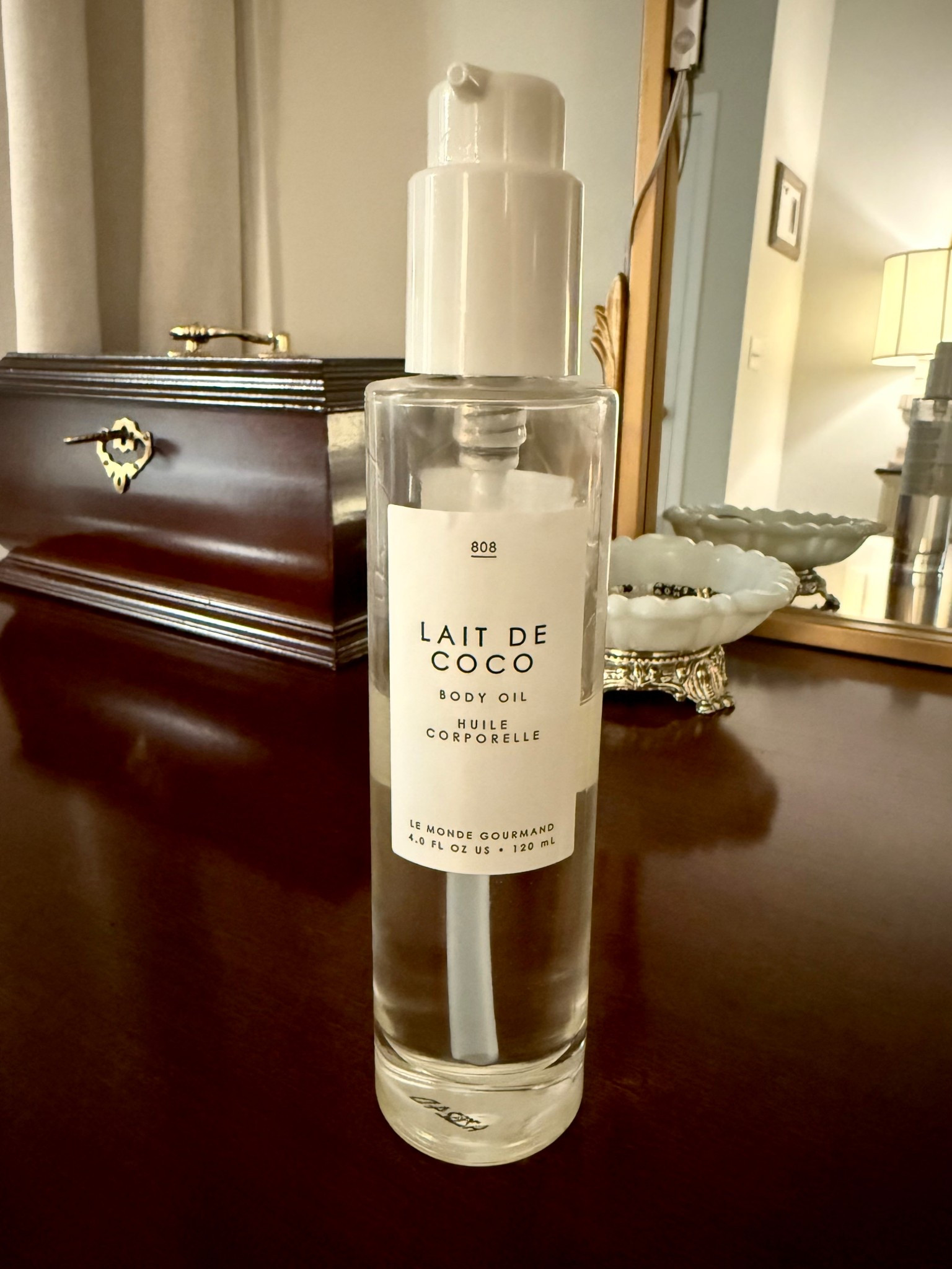My go to for dry skin. Lait De Coco body oil. Moisturize with lotion and then put this on top and 😍 it smells like a creamy coconut. No florals which I LOVE. 🤎 

#LTKmorningroutine #LTKGiftGuide #LTKselfcare