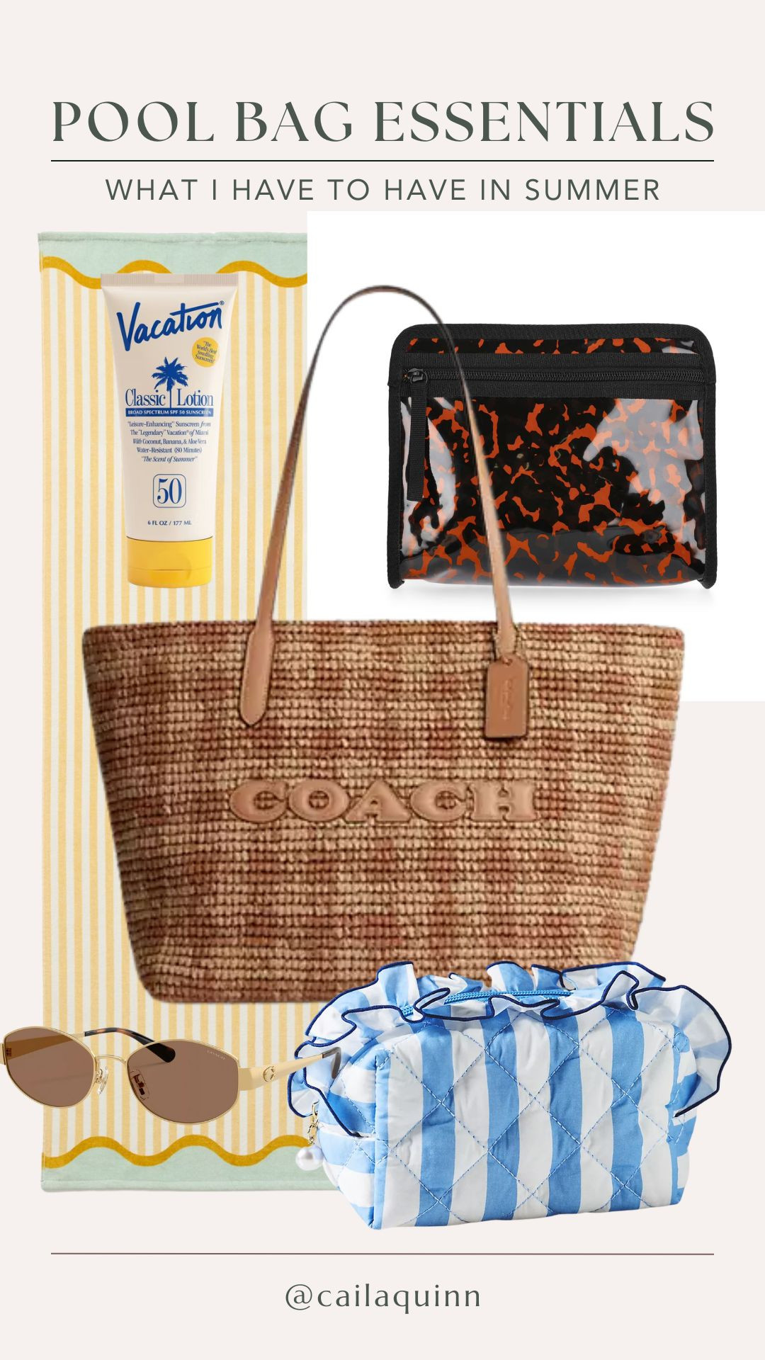 Pool bag essentials for summer! 

 #LTKgrwm #LTKootd #LTKmomlife