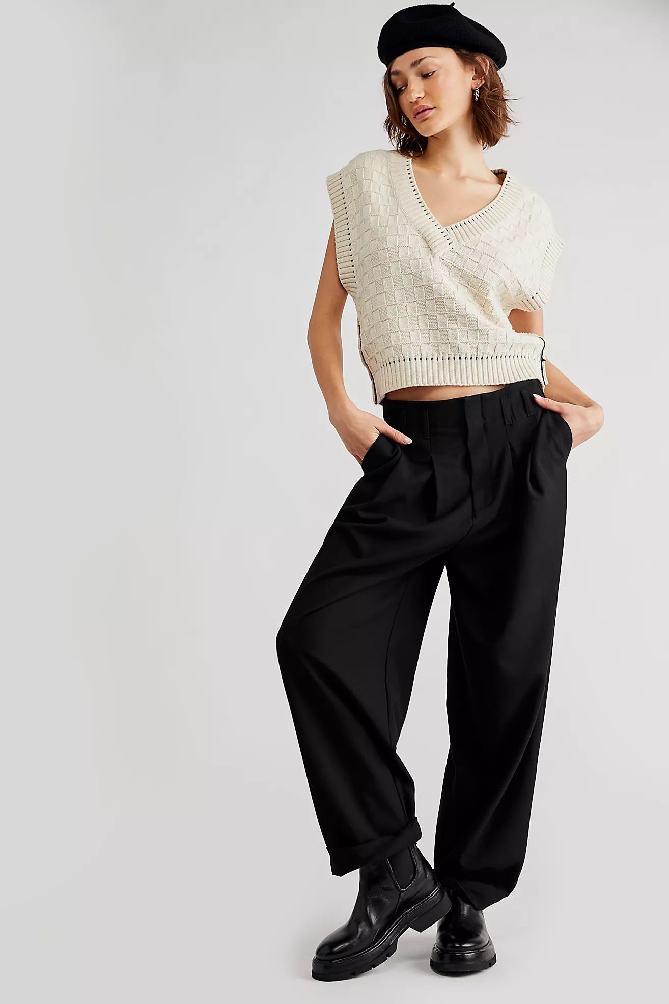 Calla Tailored Trousers | Free People (Global - UK&FR Excluded)