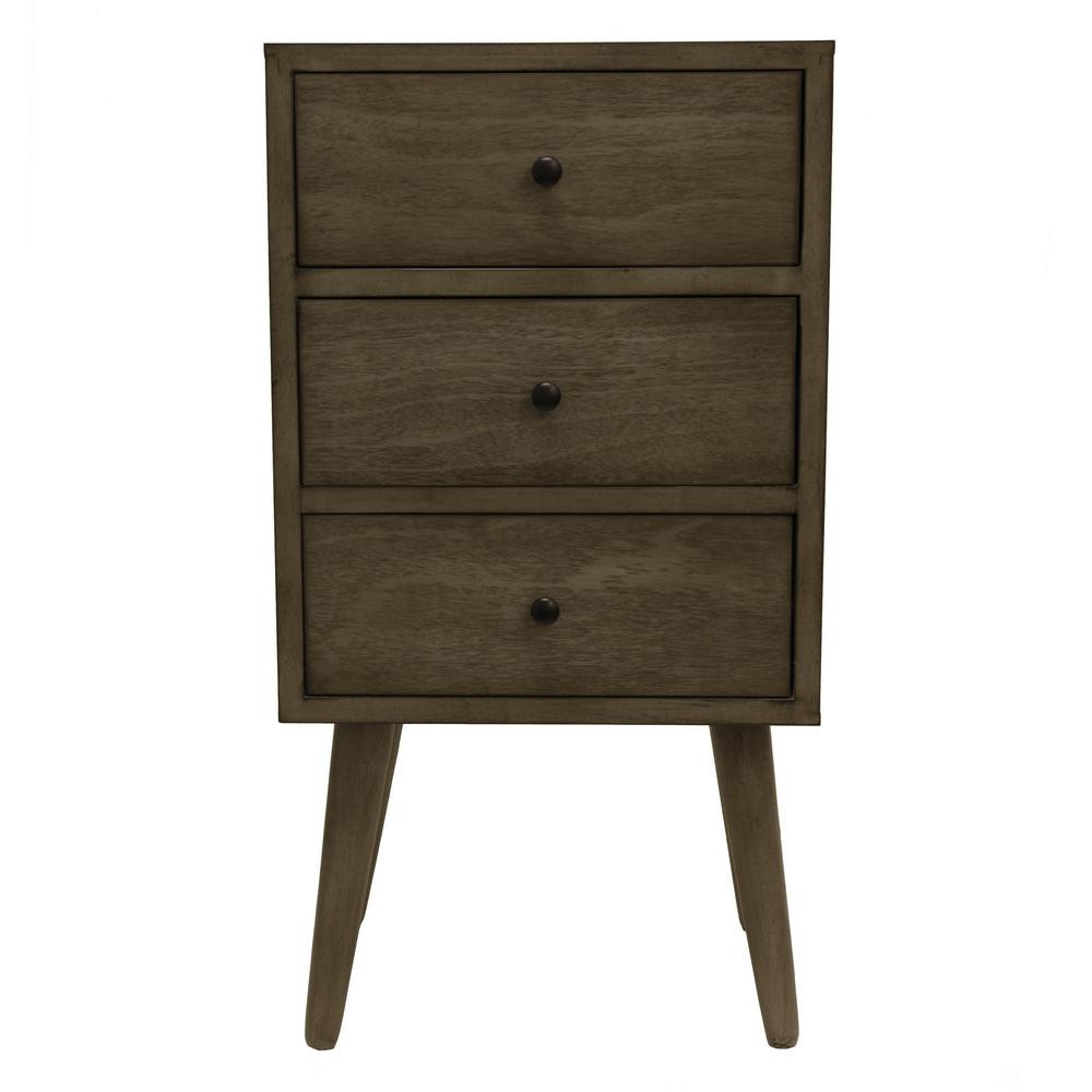 Mid Century Modern Resotration Gray Side Table | The Home Depot