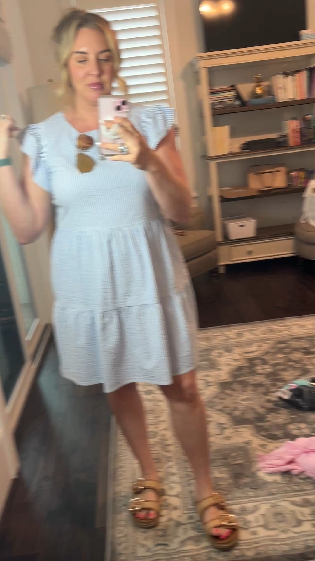 A closet summer staple - UPF fabric, wrinkle free dress with pockets! Give me 20. It speaks for it self, so add some simple accessories and put the door you go! 

Vineyard vines, target, tiny tags, diff, sorority, delta zeta, mom outfit, summer dress

#LTKMidsize #LTKActive #LTKStyleTip