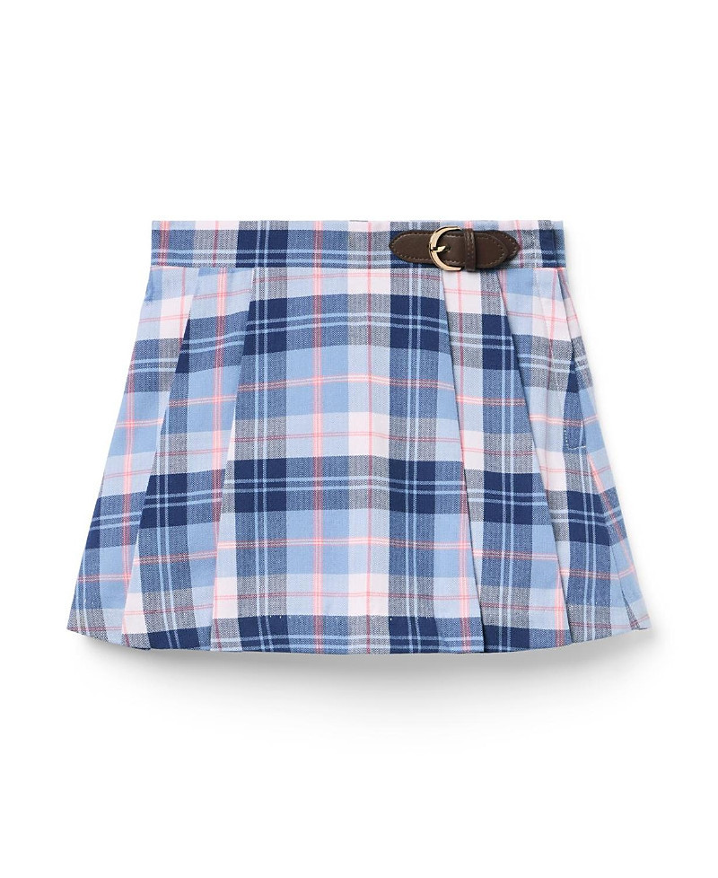 Janie and Jack Girls' Plaid Pleated Buckle Skirt - Little Kid, Big Kid | Bloomingdale's (US)
