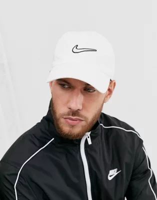 Nike swoosh cap in white | ASOS (Global)