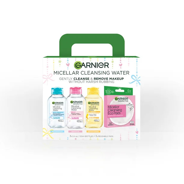 Garnier SkinActive Micellar Cleansing Water Kit with Eco Pads, 1 kit - Walmart.com | Walmart (US)