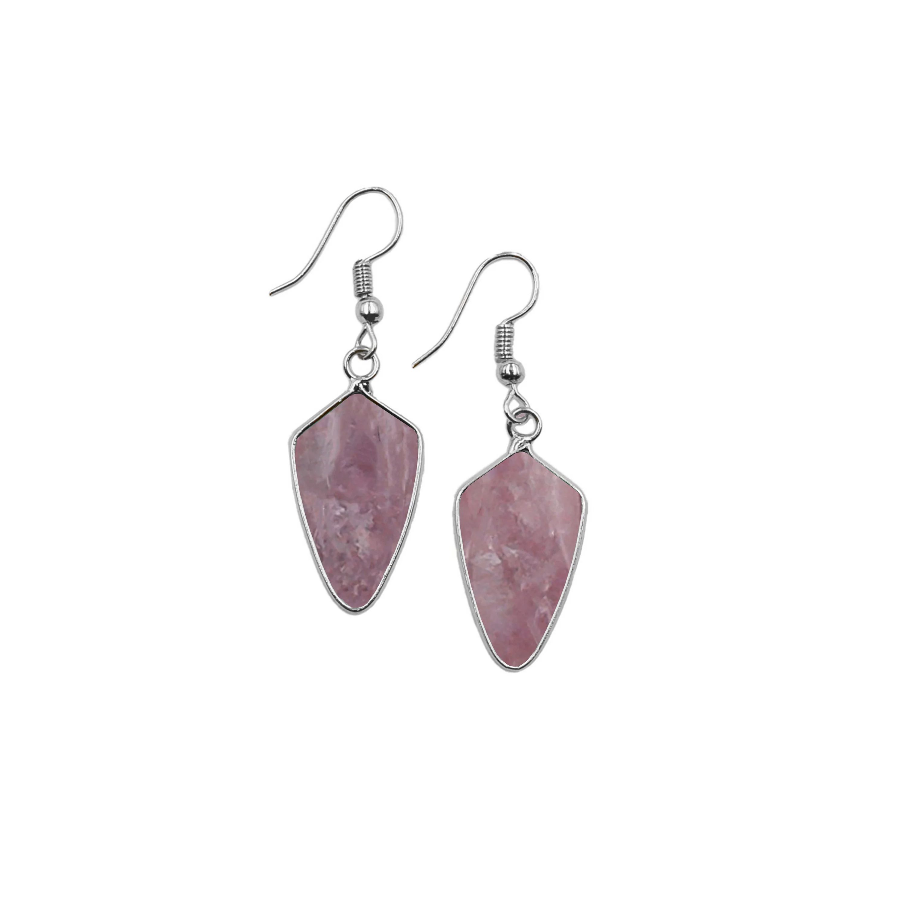 Silver Ruby Earrings | Kinsley Armelle