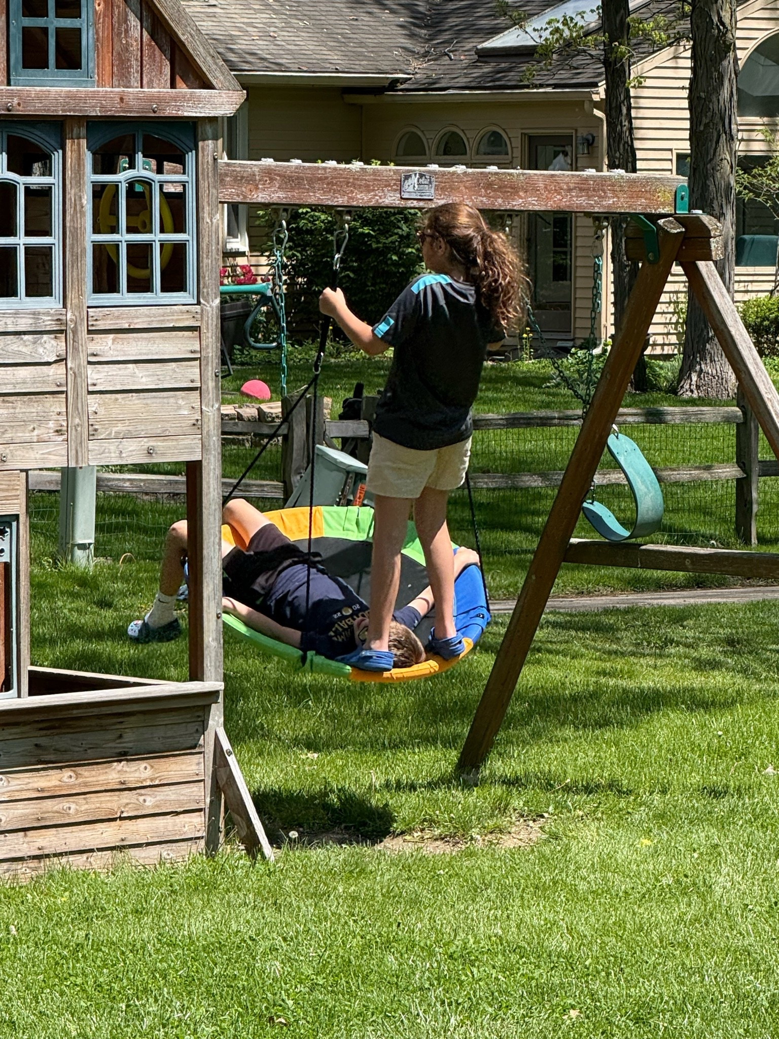 Gearing up for summer with new outside toys! Found this circle swing on sale

#LTKmomlife #LTKKids #LTKSaleAlert