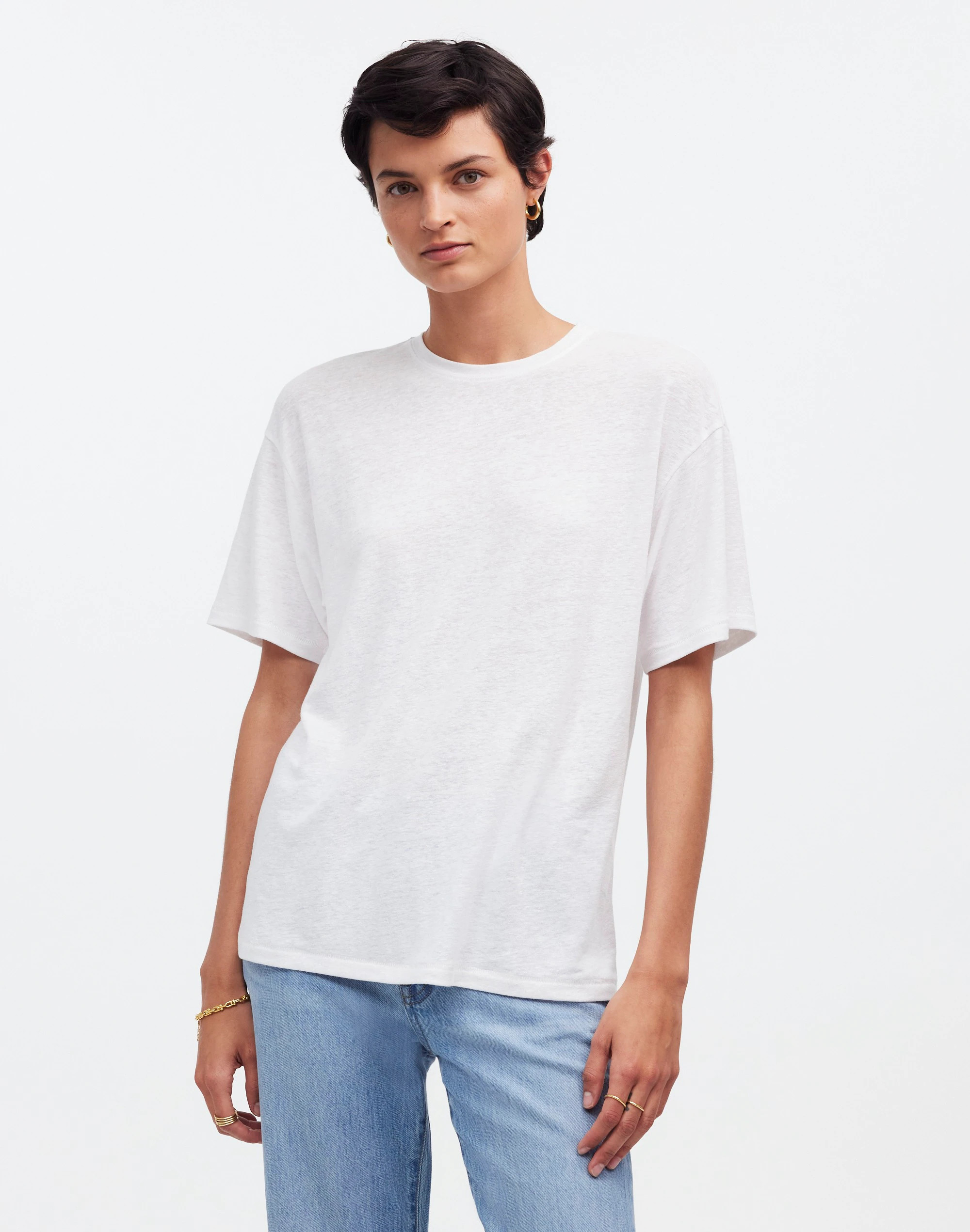Drapey Rib Tee | Madewell
