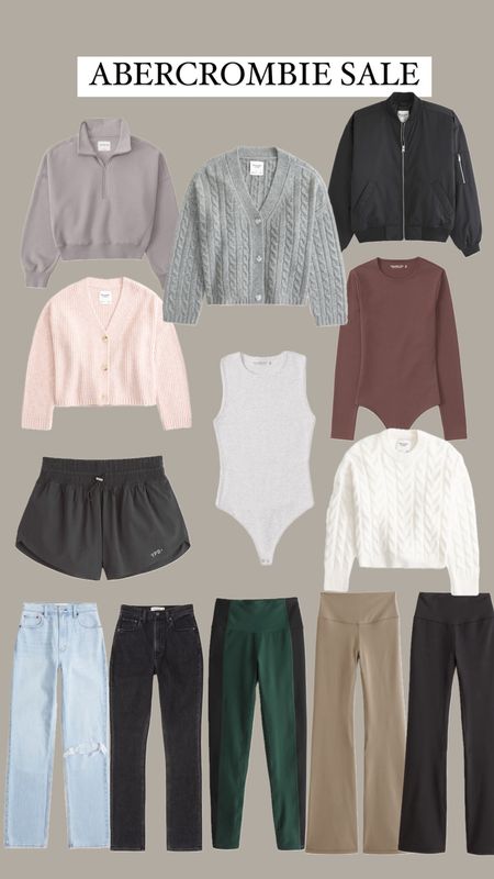 big Abercrombie sale!!! plus I saw that thesisterstudio has a stackable code!! JENREED 

AF is my go to for any pants (esp jeans), bodysuits, and their loungewear??? to die for  