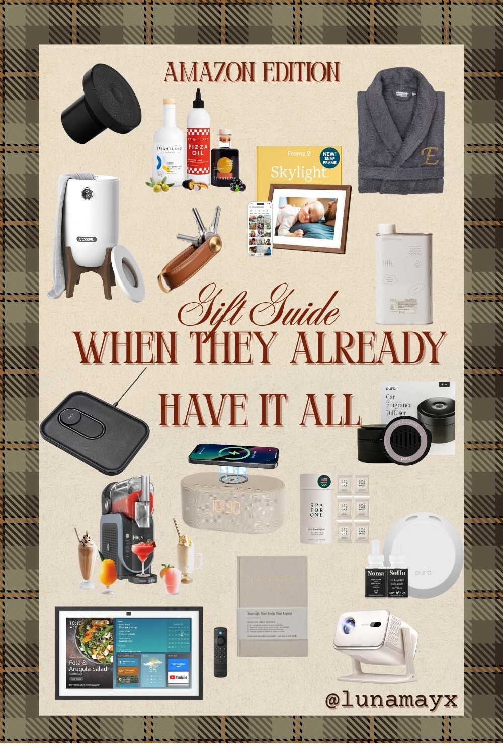 Gift Guide: For the One Who Already Has It All 🤎
Unique, useful, and elevated gifts they didn’t know they needed.
All Amazon finds — linked below ✨ 

#giftguide2024 #uniquegifts #giftideas #amazonfinds #ltkholiday #ltkfinds #amazongiftguide #giftsfortheonewhohaseverything #ltkhome

#LTKHoliday #LTKGiftGuide #LTKCyberWeek