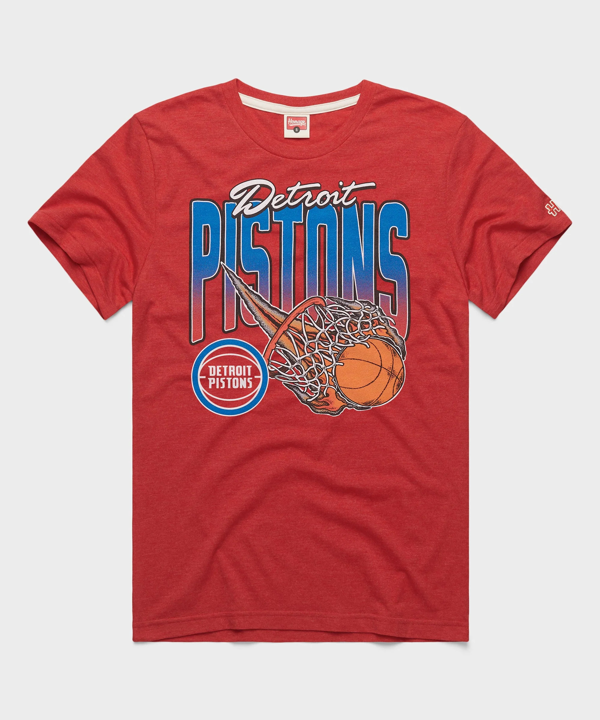 Detroit Pistons On Fire | Men's 90s NBA T-Shirt | Homage