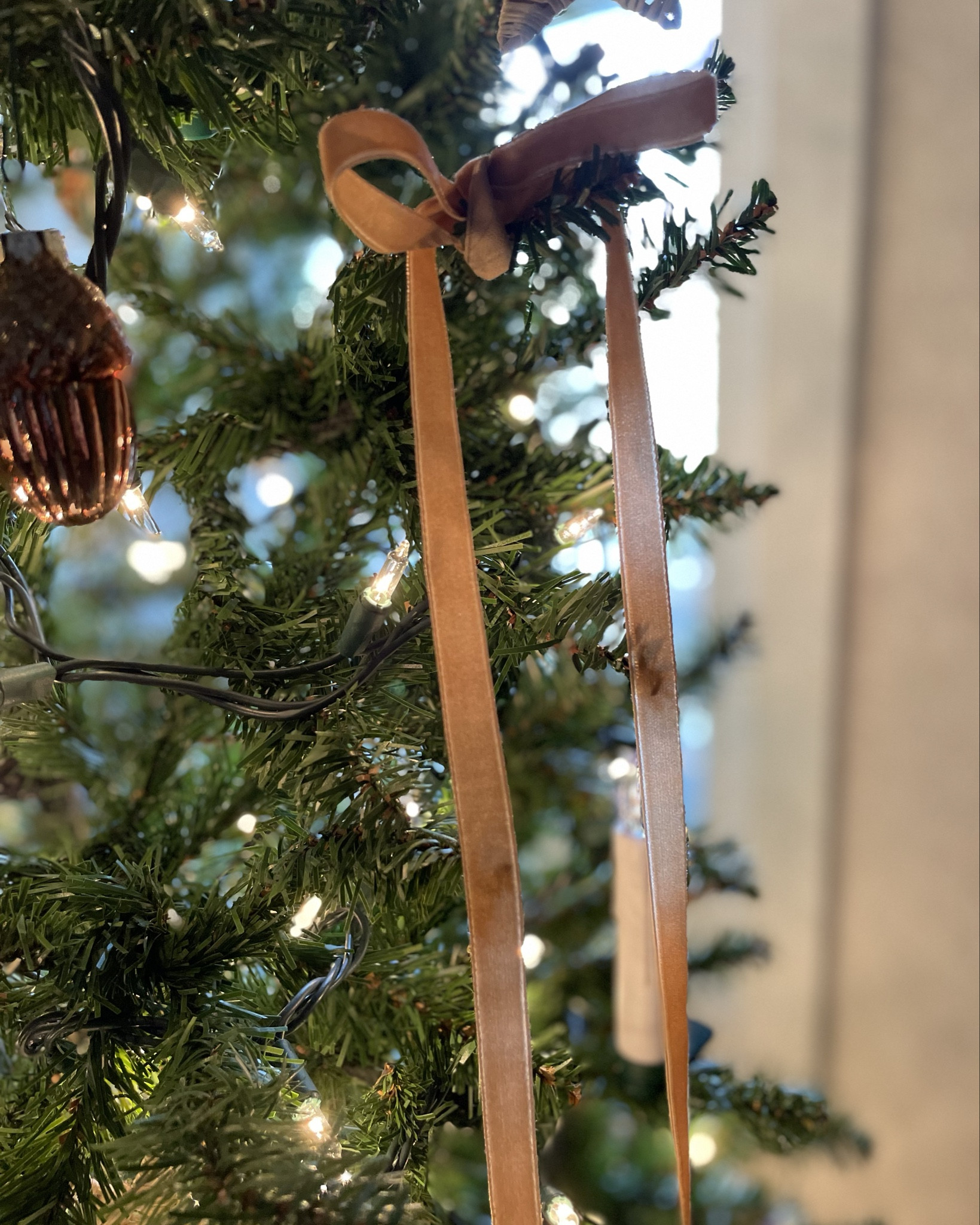 Velvet ribbon bows for the win on my Christmas tree!
Chic and elegant, these inexpensive ribbons pack a big punch on a minimal and neutral  themed tree. 

#LTKHoliday #LTKHome #LTKSeasonal