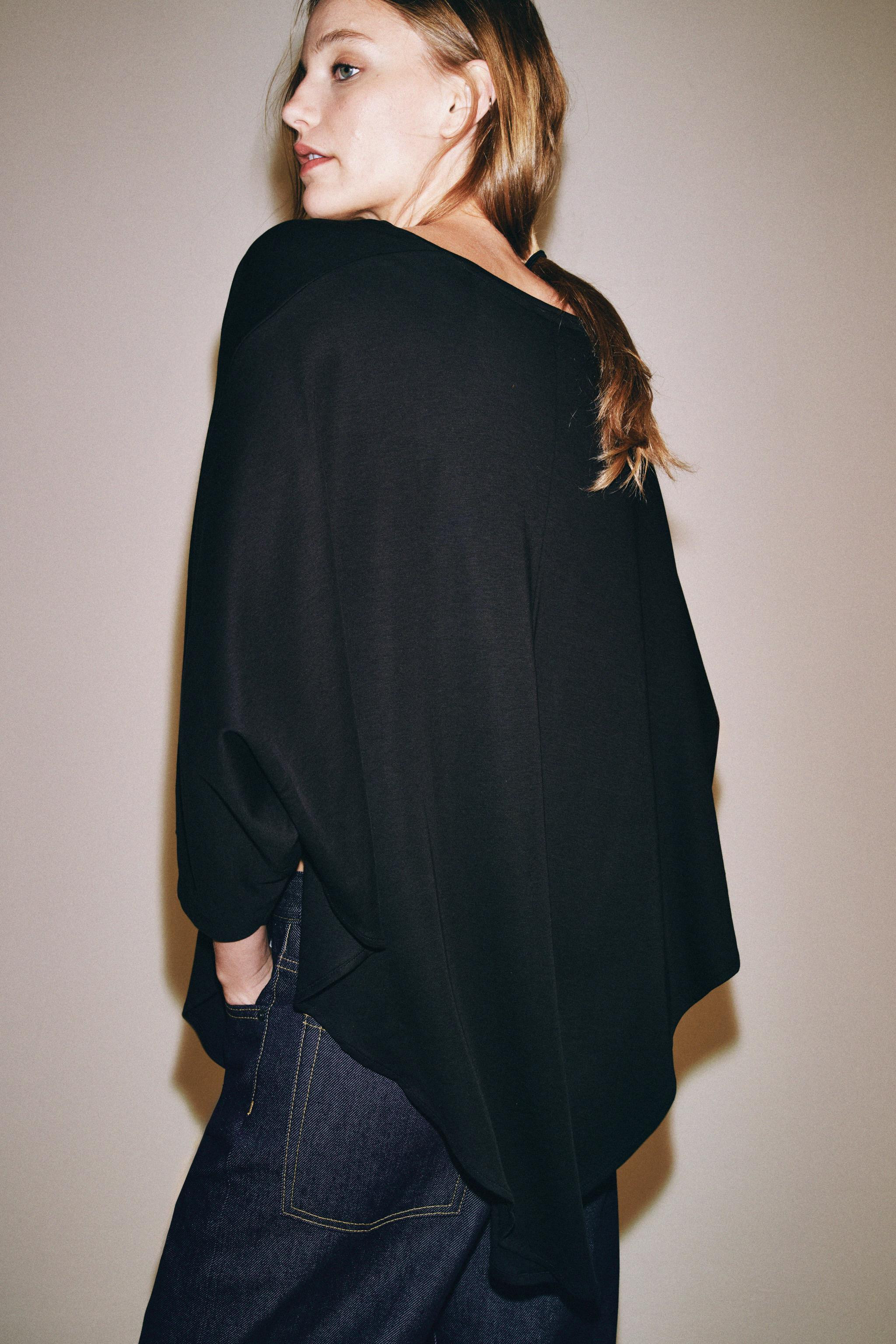 SUPIMA® COTTON CAPE T-SHIRT | Zara UK
