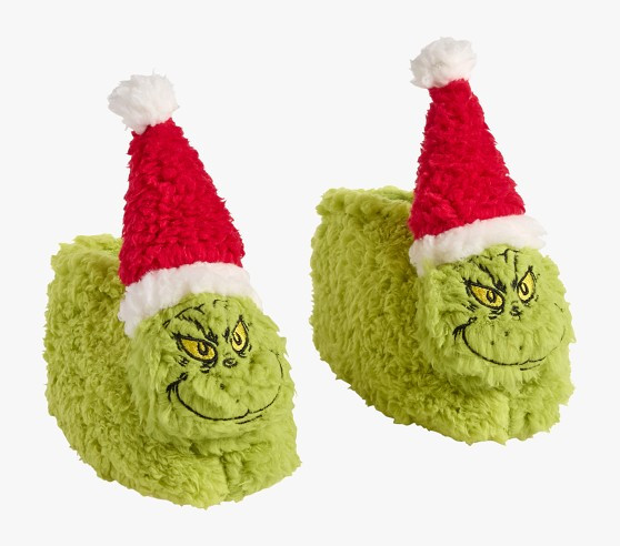 Dr. Seuss's The Grinch™ Kid Slippers | Pottery Barn Kids