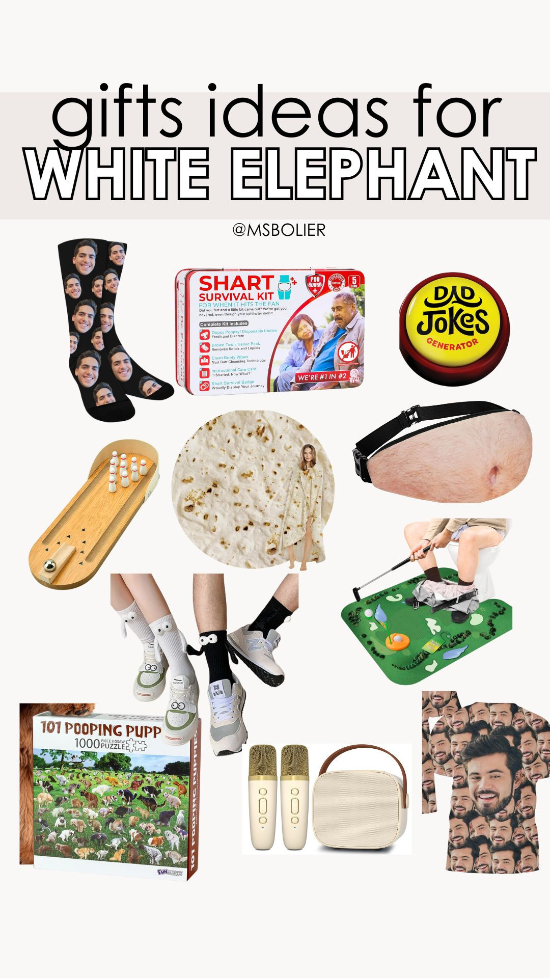 White Elephant gift ideas!!!

| gag gifts | funny gifts | white elephant gift exchange ideas | holiday shopping | christmas gifts 

 #LTKCyberWeek #LTKGiftGuide #LTKHoliday