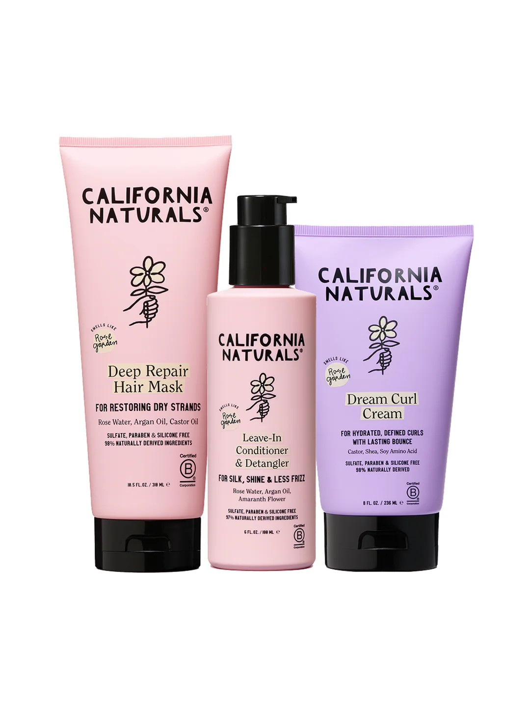 Rose Garden Hydration Trio | California Naturals